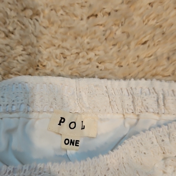 POL Ivory Crochet Knit Trousers - Picture 4 of 6